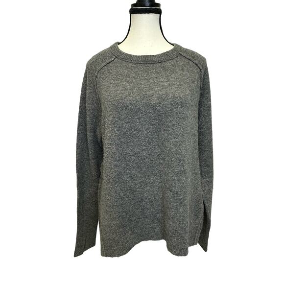 Michael Stars Gray Knit Raglan Sleeve Sweater - Size Small